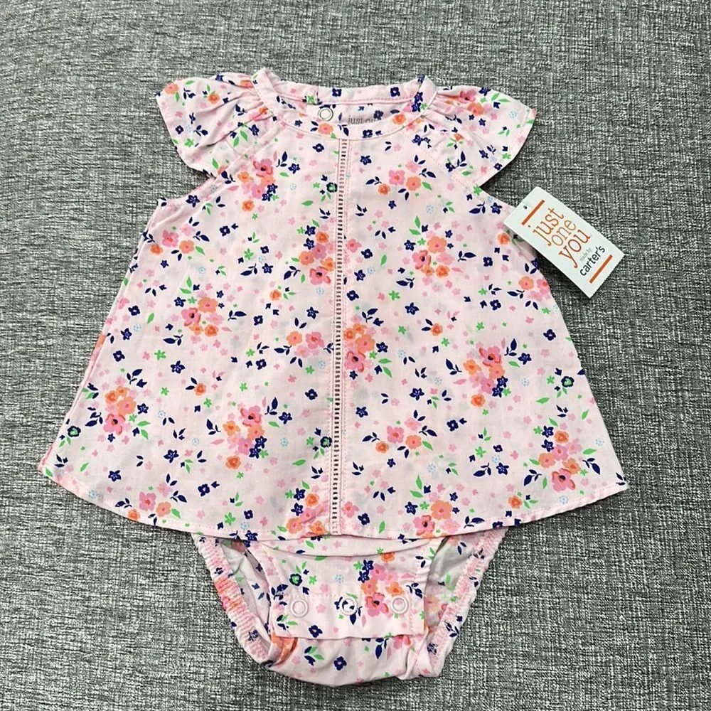 Bundle of 2 Baby Girls Romper US Polo 3/6M - Just One You by Carter 3M